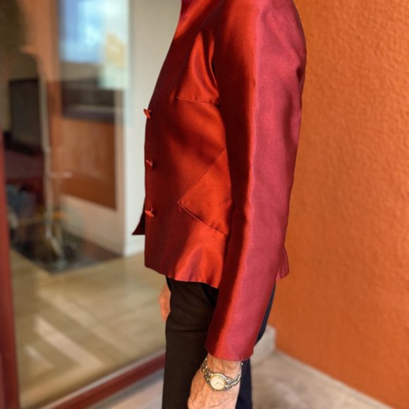 Elegant, fitted jacket. French designer, Petrovitch and Robinson. Size 4-6/36 - Picture 5 of 5